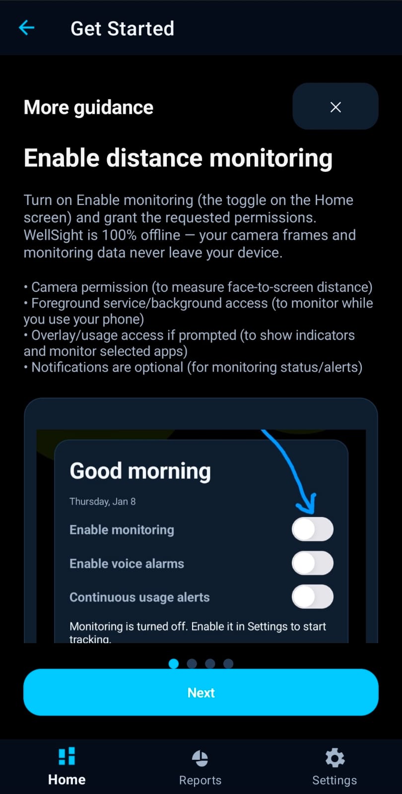 WellSight Monitoring intro carousel placeholder